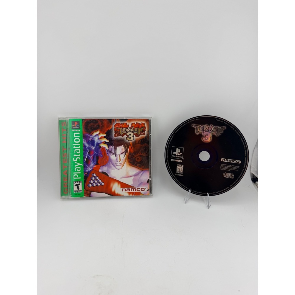 Tekken 3 Sony PlayStation 1 PS1 Greatest Hits Namco 1998 SLUS-00402 Fighting